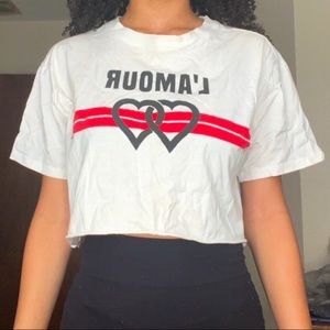 L’amour Cropped Tee